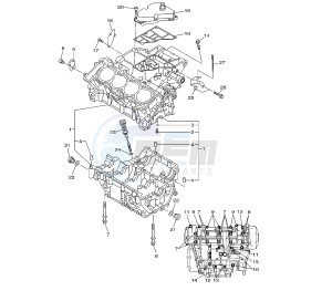 XJ6-N SP 600 drawing CRANKCASE