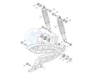 YW BW'S 125 drawing REAR SHOCK ABSORBER