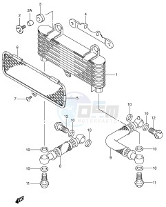 SV1000 (E2) drawing OIL COOLER