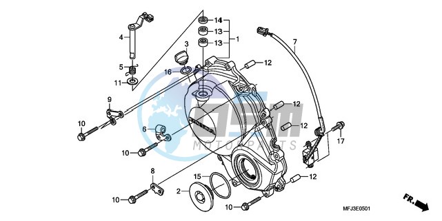 RIGHT CRANKCASE COVER (CBR600RR9,A/RA9,A)