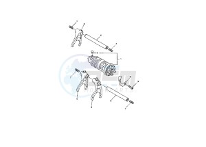 FZ6-SA FAZER 600 (ABS) drawing SHIFT CAM - FORK