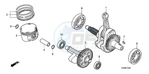 TRX400XC drawing CRANKSHAFT/ PI STON