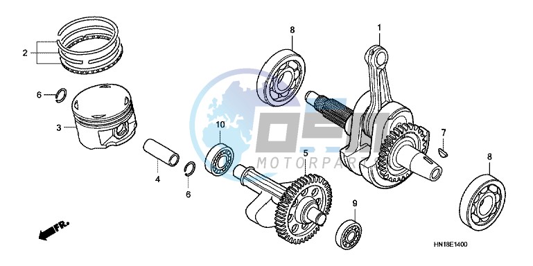 CRANKSHAFT/ PI STON