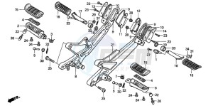 CB900F CB900 HORNET drawing STEP