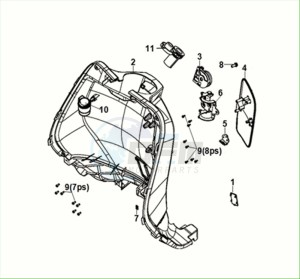 E-FIDDLE (EK4LW2-EU) (M2) drawing FRONT INNER COVER