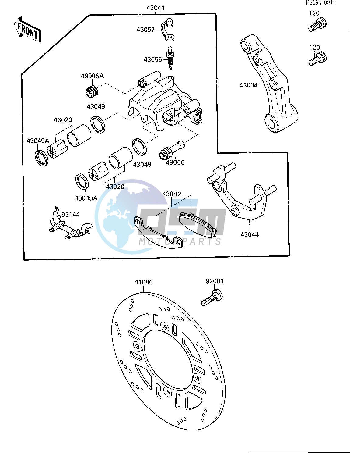 REAR BRAKE-- 00399&NAMI.- -