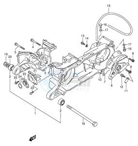 LT80 (P3-P28) drawing CRANKCASE