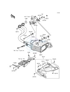 ER-6N_ABS ER650FFF XX (EU ME A(FRICA) drawing Muffler(s)