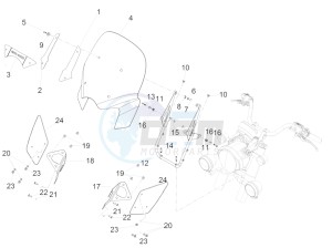 California 1400 Touring SE ABS 1380 USA CND drawing Kapje