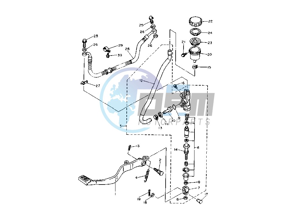 REAR MASTER CYLINDER