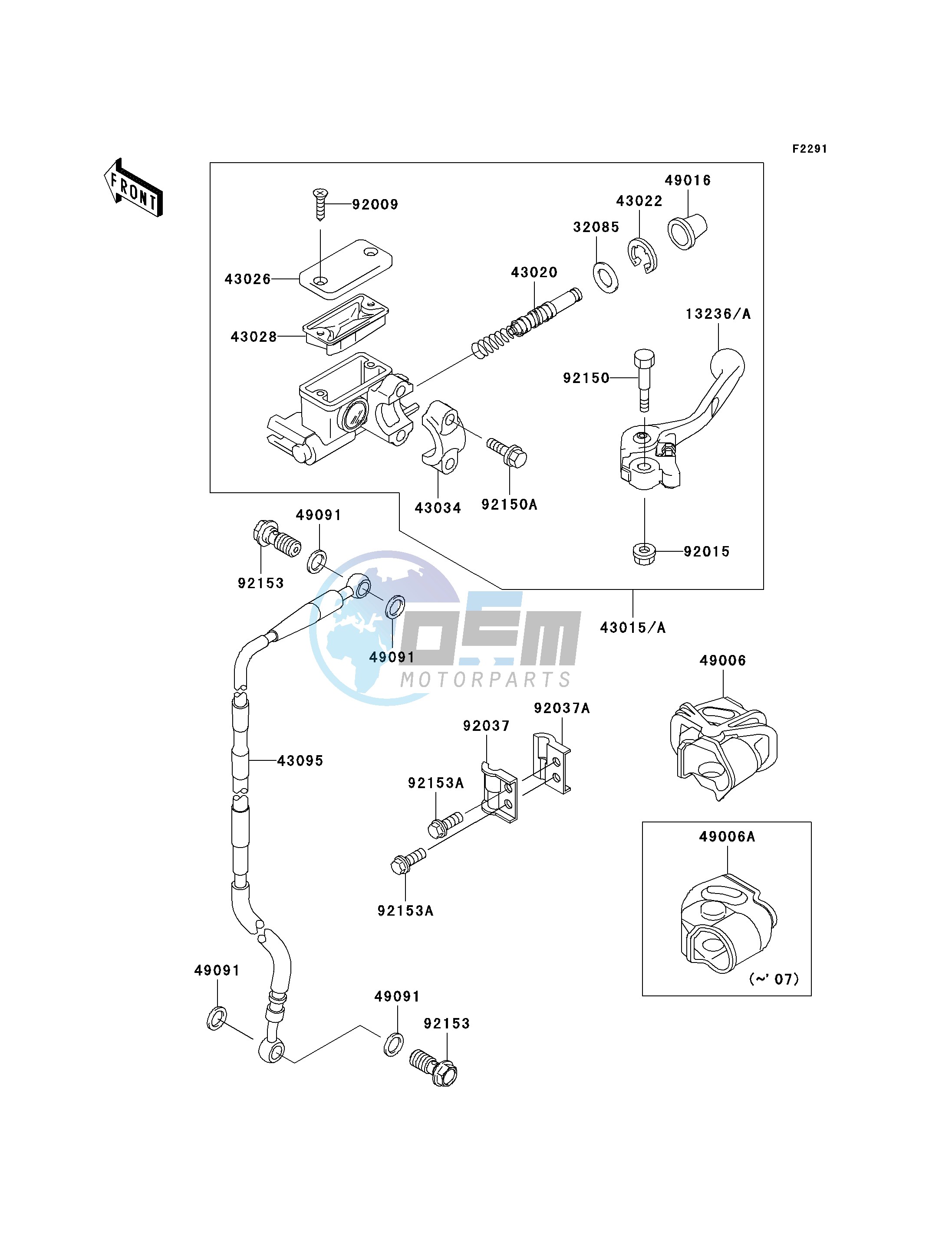 FRONT MASTER CYLINDER