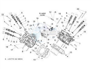 DORSODURO 900 E4 ABS (EMEA, LATAM) drawing Cylinder head - valves