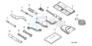 CB1000RA9 France - (F / ABS CMF) drawing TOOLS