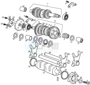 RCR 50 drawing Drive shaft