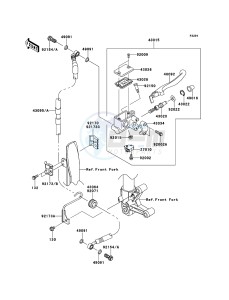 D-TRACKER_125 KLX125DDF XX (EU ME A(FRICA) drawing Front Master Cylinder