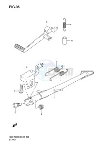 GSX-R600 (E2) drawing STAND