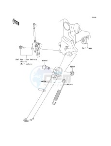 EX250 J [NINJA 250R] (J8F-J9FA) J8F drawing STAND-- S- -