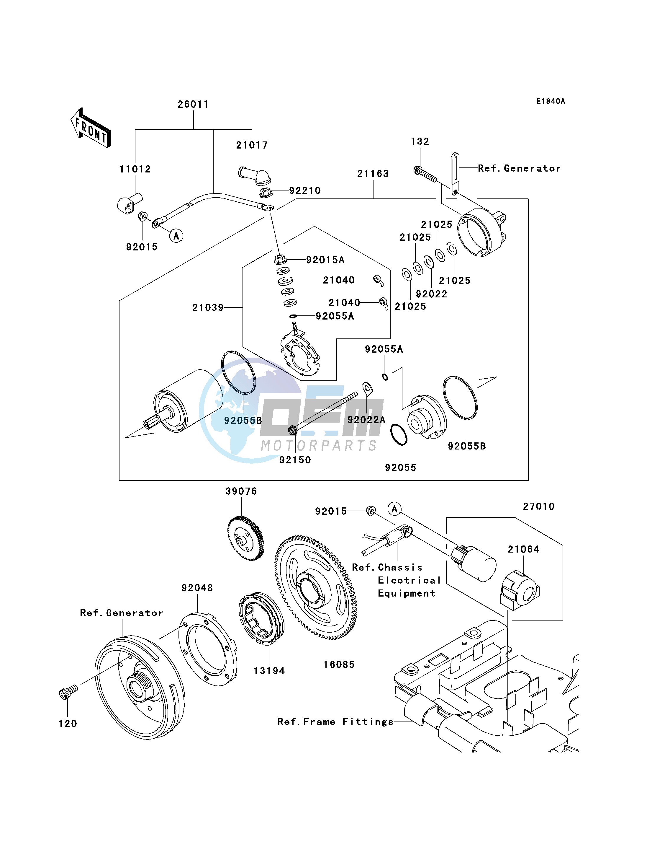 STARTER MOTOR-- F7F_F8F- -