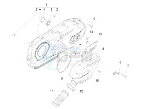 Primavera 150 4T 3V iGET ABS (EMEA) drawing Crankcase cover - Crankcase cooling