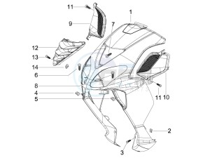 NRG 50 power DT serie speciale drawing Front shield