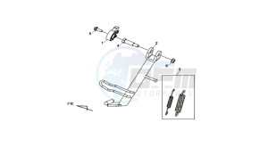 MAXSYM 400 EFI drawing SIDE STAND