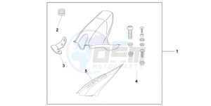 CBR1000RA9 UK - (E / ABS MKH) drawing HUGGER REPSOL REPLICA