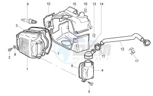 Sport City One 125 4T e3 drawing Head cover