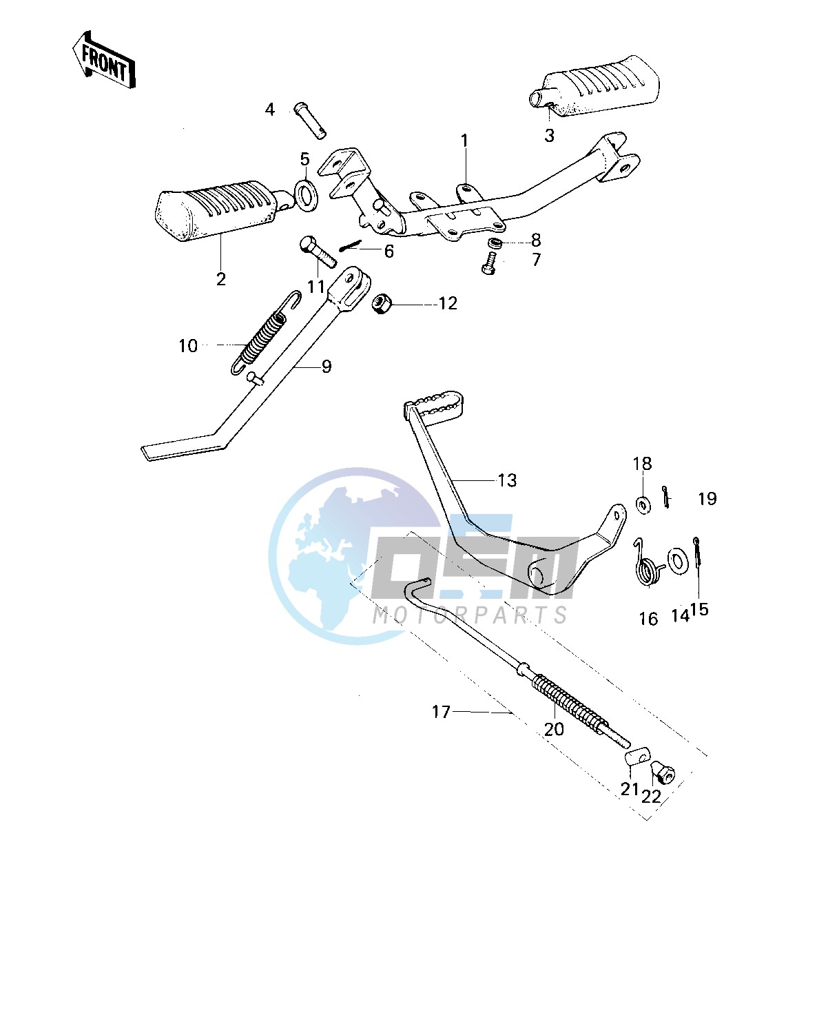 FOOTRESTS_STAND_BRAKE PEDAL