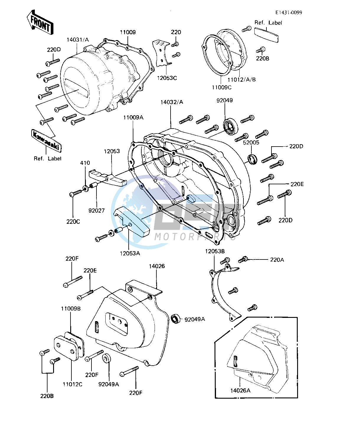 ENGINE COVERS -- 81-83 A2_A3_A4- -