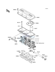 JET SKI 900 STX JT900-E2 FR drawing Flame Arrester