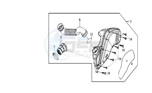 SHARK 50 E2 drawing AIRFILTER