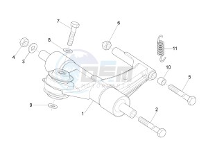 LX 150 4T 3V ie E3 Vietnam drawing Swinging arm