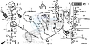 TRX500FE2F TRX500F Europe Direct - (ED) drawing SWITCH/CABLE