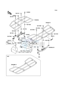 KVF750 4x4 KVF750A7F EU GB drawing Carrier(s)