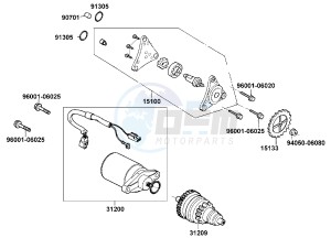 AGILITY 50 10 inch Netherlands drawing Starting Motor - Oil Pump