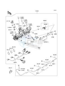 ZX 1000 D [NINJA ZX-10R] (D6F-D7FA) D7F drawing THROTTLE