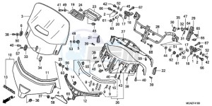 GL1800A BR - (BR) drawing WINDSCREEN