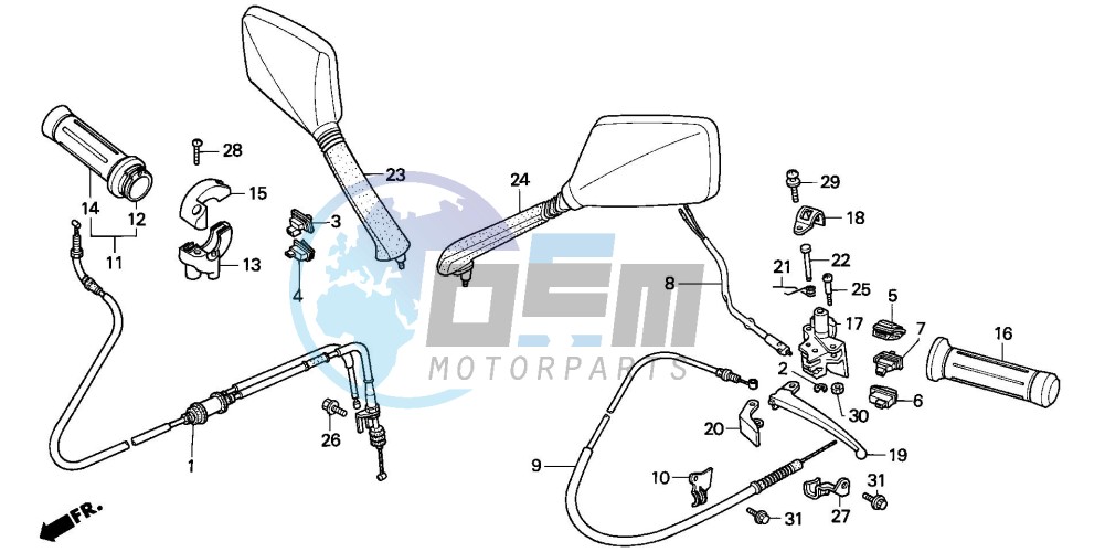 HANDLE LEVER/SWITCH/CABLE