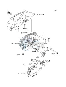 Z1000 ZR1000-A3H FR GB XX (EU ME A(FRICA) drawing Headlight(s)