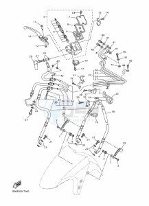 FJR1300-AE (B96S) drawing FRONT MASTER CYLINDER