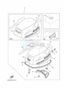 FT9-9GMHX drawing TOP-COWLING