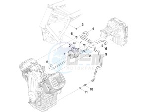 Audace 1400 Carbon 1380 (NAFTA) drawing Blow-by system