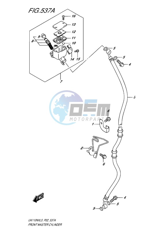 FRONT MASTER CYLINDER