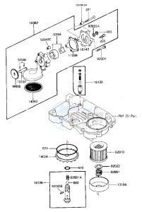 ZX 600 A [NINJA 600] (A1-A2) [NINJA 600] drawing OIL PUMP_OIL FILTER