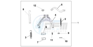 XL650V TRANSALP drawing MAIN STAND