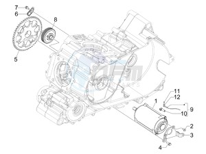 GP 800 drawing Starter - Electric starter