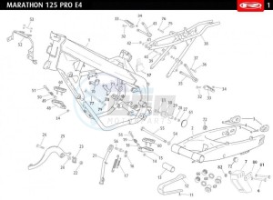 MARATHON-125-E4-PRO-REPLICA-SERIES-AUSTRIA-2018-MARATHON-125-E4-PRO-GREEN-REPLICA-SERIES drawing CHASSIS