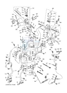 MW125A TRICITY 125 ABS (2CM2 2CMC) drawing FRONT MASTER CYLINDER