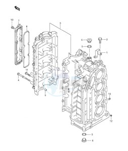 DF 90 drawing Cylinder Block