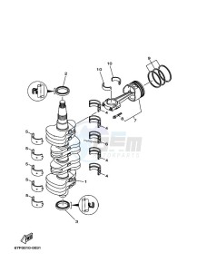 F100A drawing CRANKSHAFT--PISTON